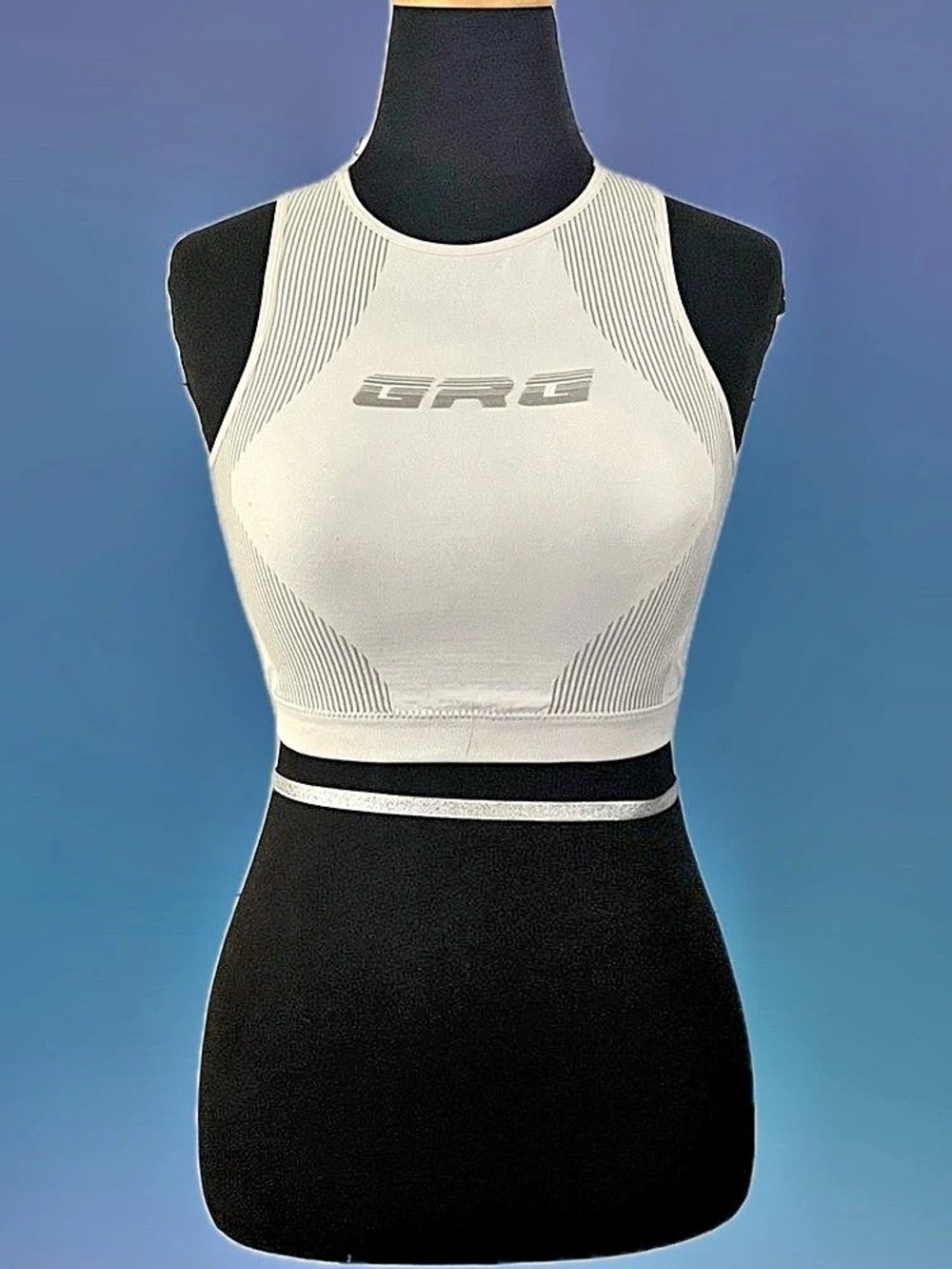 Garage Athletic/Seamless B.DY Micro Tank Top White & Grey